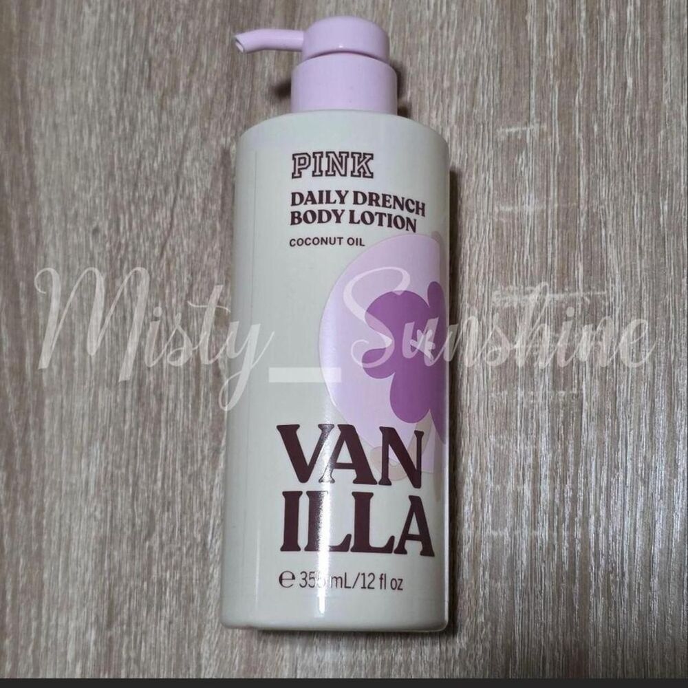 PINK Victoria's Secret Daily Drench Vanilla Body Lotion 12oz NEW